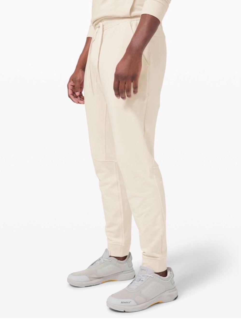Lululemon Mens City Sweat Jogger French Terry 29 Inch White Opal Medium